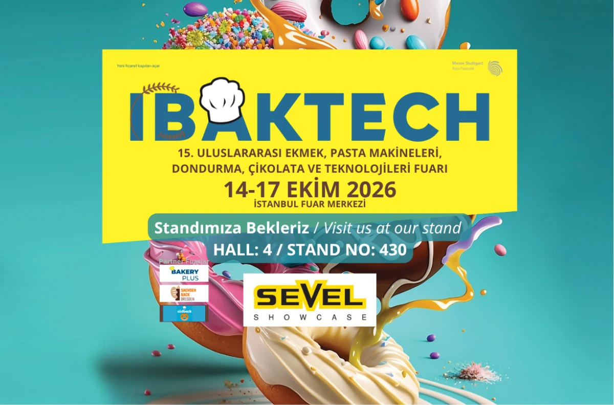 IBAKTECH 2026 - 15.Uluslararası Ekmek, Pasta Makineleri, Dondurma, Çikolata ve Teknolojileri Fuarı