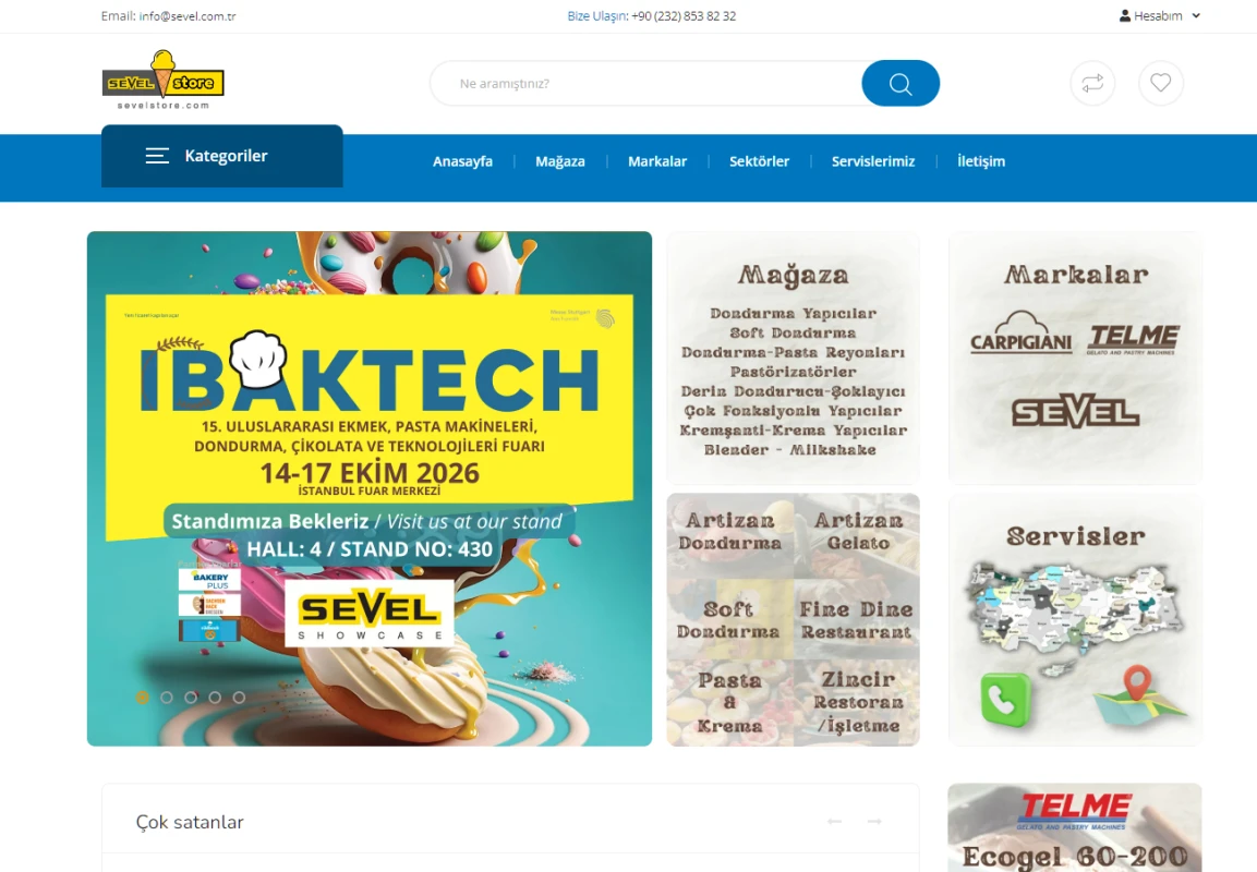 Sevel  Store Yayında. sevelstore.com